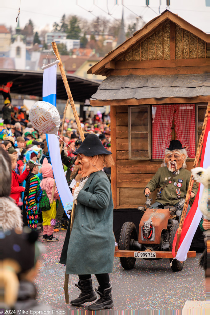 Güdis-MO; Luzerner Fasnacht 2024