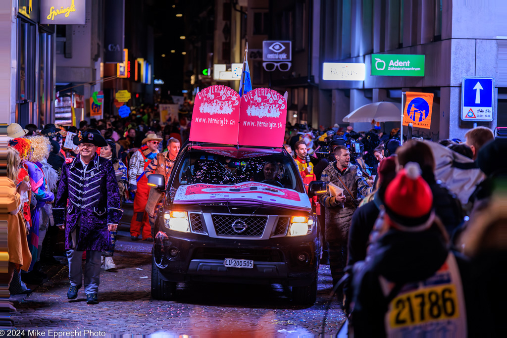 Güdis-DI; Luzerner Fasnacht 2024; Monstercorso