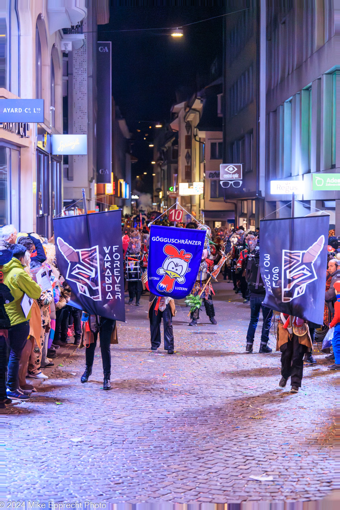 Güdis-DI; Luzerner Fasnacht 2024; Monstercorso