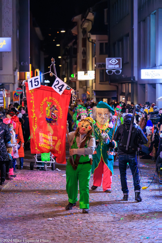 Güdis-DI; Luzerner Fasnacht 2024; Monstercorso