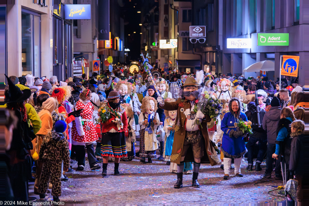 Güdis-DI; Luzerner Fasnacht 2024; Monstercorso