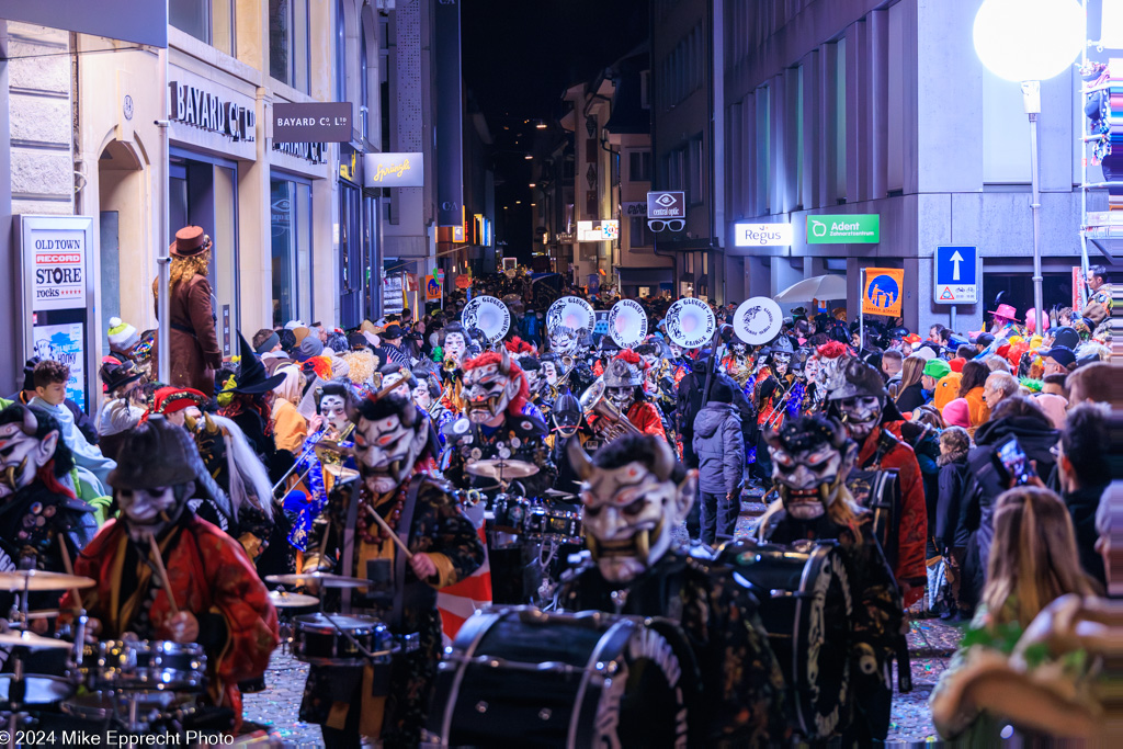 Güdis-DI; Luzerner Fasnacht 2024; Monstercorso