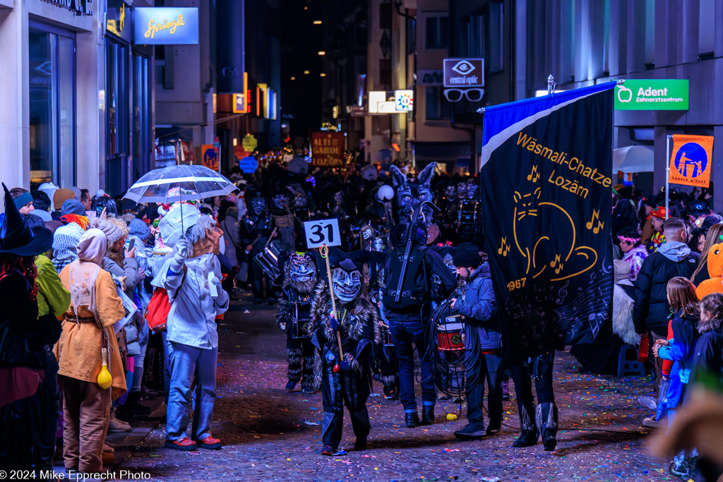 Güdis-DI; Luzerner Fasnacht 2024; Monstercorso