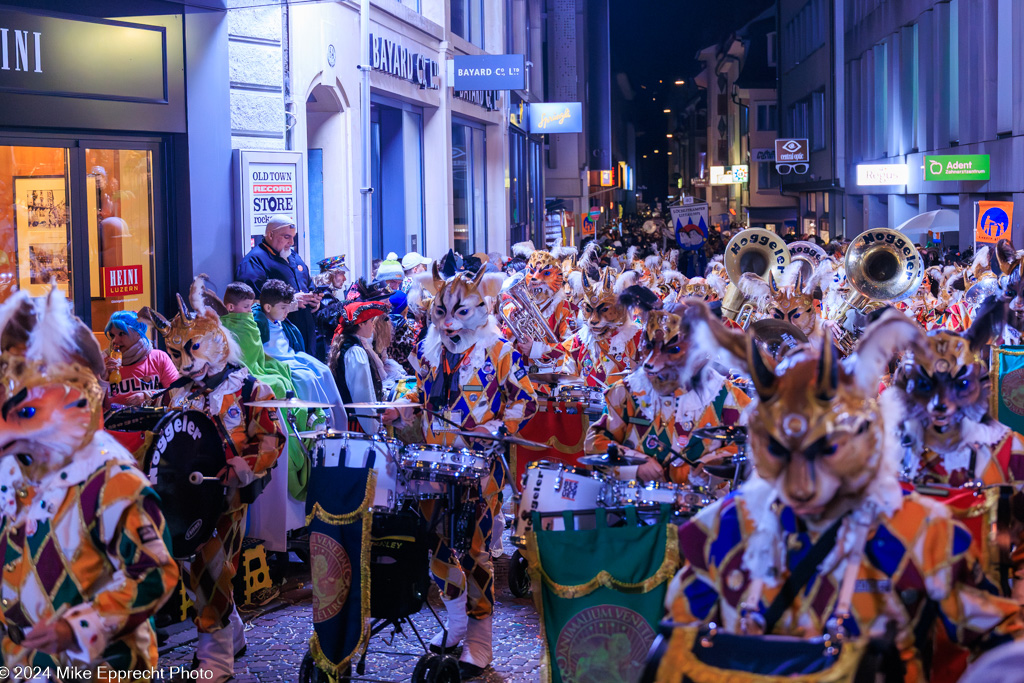 Güdis-DI; Luzerner Fasnacht 2024; Monstercorso