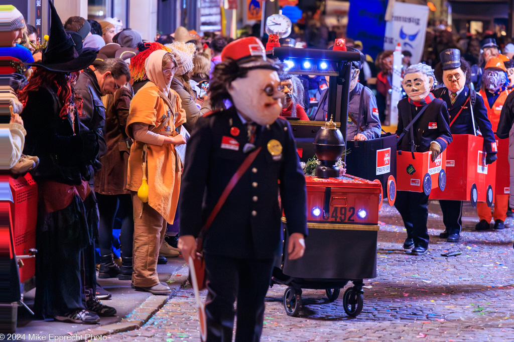 Güdis-DI; Luzerner Fasnacht 2024; Monstercorso