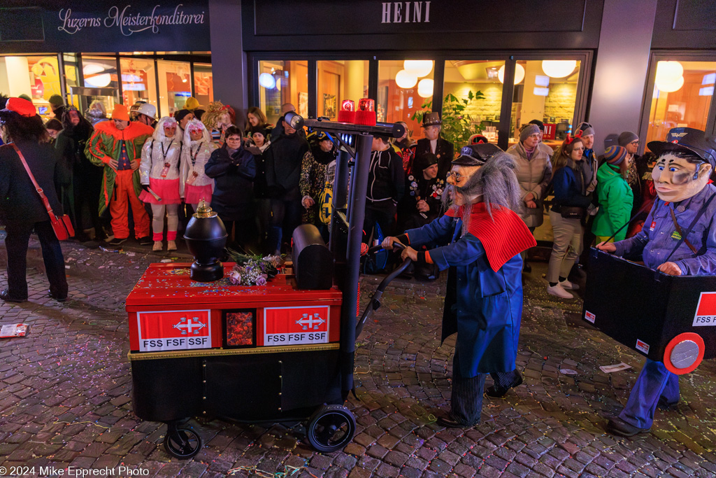 Güdis-DI; Luzerner Fasnacht 2024; Monstercorso