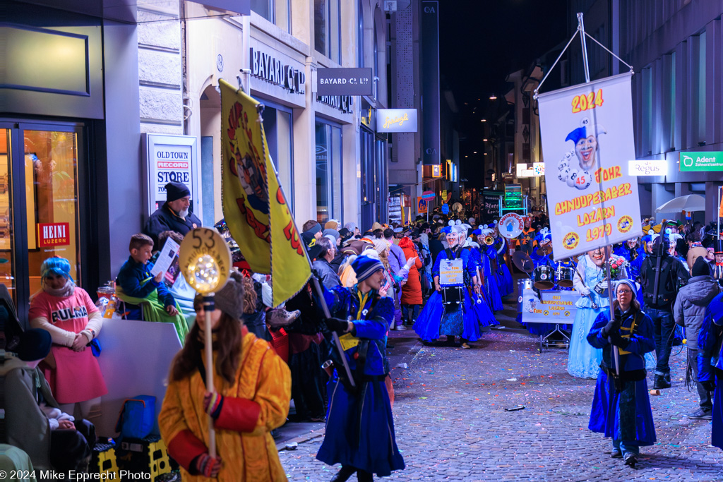 Güdis-DI; Luzerner Fasnacht 2024; Monstercorso