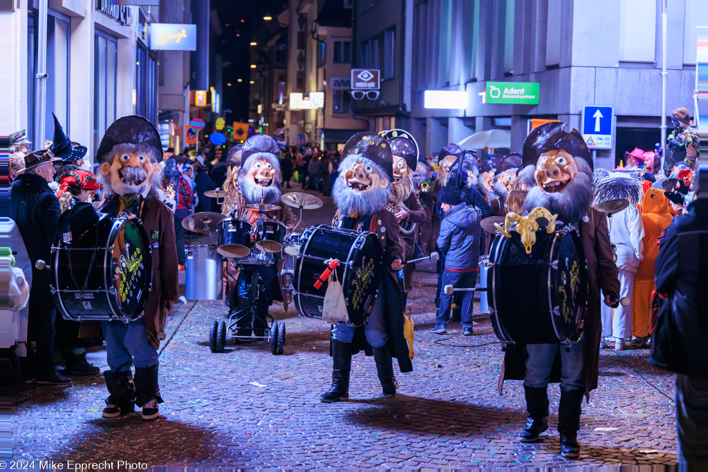 Güdis-DI; Luzerner Fasnacht 2024; Monstercorso